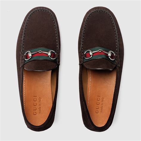 gucci suede horsebit driver|Gucci drivers for men.